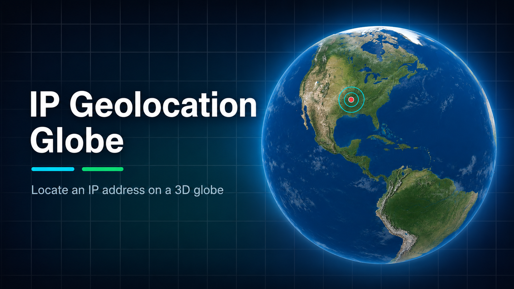IP Geolocation Globe preview